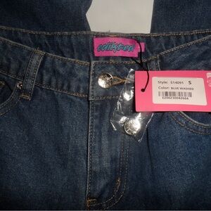 edikted Raelynn Washed Low Rise Jeans (small) BRAND NEW WITH TAGS!